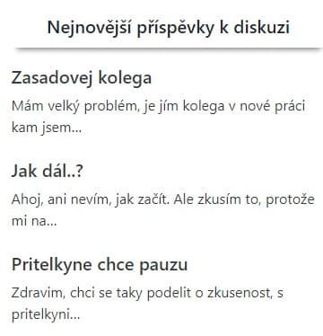 Blog diskuze